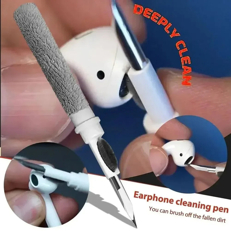 Airpods Pro 1 2 3 Eshitish vositasini tozalash toʻplami Eshitish vositasini tozalash uchun qalam qutisi Bluetooth eshitish vositasi klaviaturasi telefonini tozalash vositalari