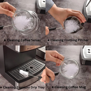 Barista aksessuarlari Espresso tozalash vositalari Bug ʻtayoqchalari Tomchilatish patnislari sut koʻpiklari