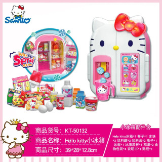 Набор игрушек Sanrio Hello Kitty: мини-холодильник, духовка, рисоварка, имитация бытовой техники для девочек, кавайный подарок на день рождения для ребенка