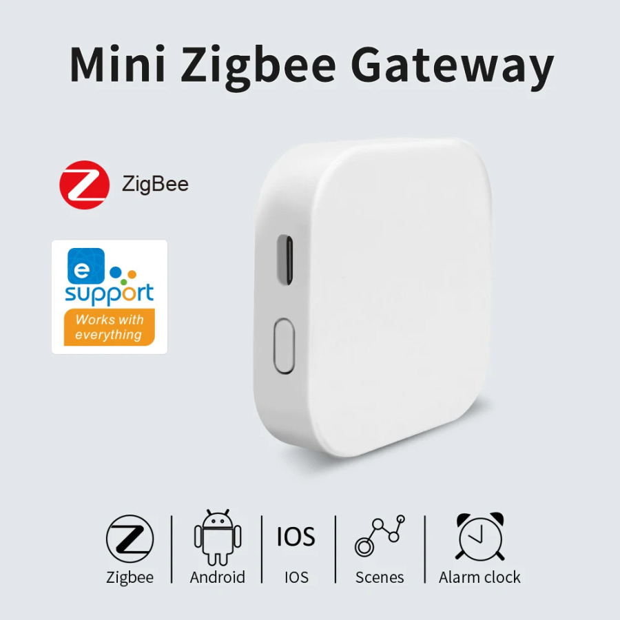 eWelink Zigbee Gateway Hub Mini Smart Bridge Maishiy texnika Masofadan boshqarishni avtomatlashtirish qurilmasi ishlaydi Alexa Google Assistant