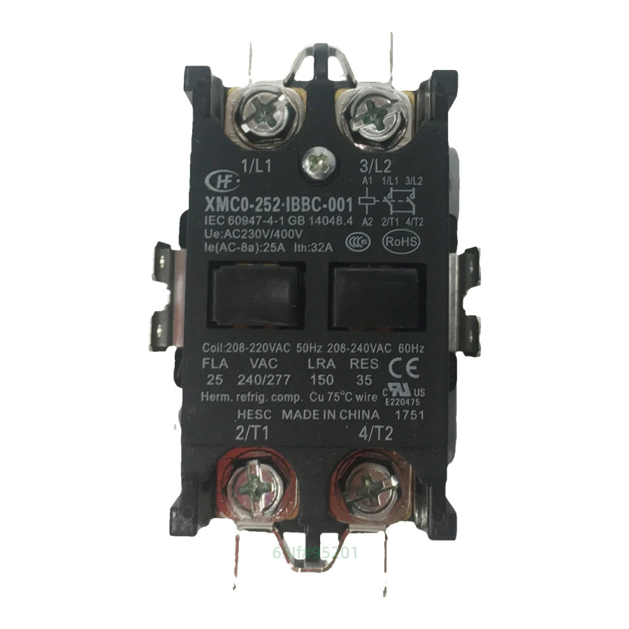 Maishiy texnika uchun ehtiyot qismlar: XMC0-252-IBBC-001 220V 25A konditsioner uchun kontaktor