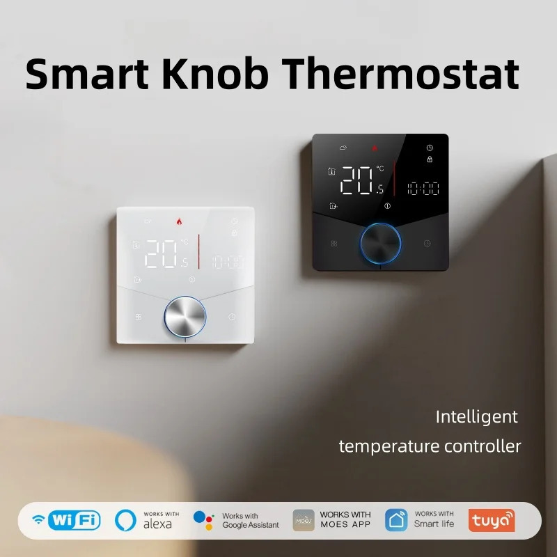WiFi Tuya aqlli uy tutqichi poldan isitish termostati haroratni nazorat qilish ilovasi masofadan boshqarish pulti taymeri energiya tejaydigan aqlli kalit