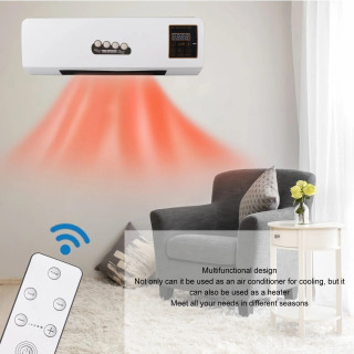 Konditsioner devor isitgichi, 220V, 1800W, masofadan boshqarish bilan