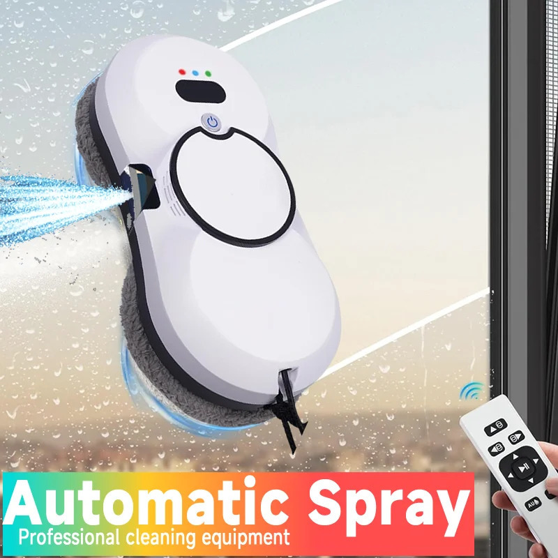 Yangi avtomatik oyna tozalovchi robot changyutgichi aqlli uy jihozlari Shisha tozalovchi oyna yuvish uchun elektr pol moplari