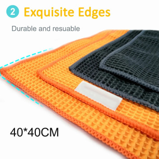 Avtomobil yuvish sochiq vafli toʻquv Avtomobil tozalovchi mato quritish mikrofiber sochiq Avtomobil parvarishlash mato Avtomobil tozalash mato oshxona deraza hammom