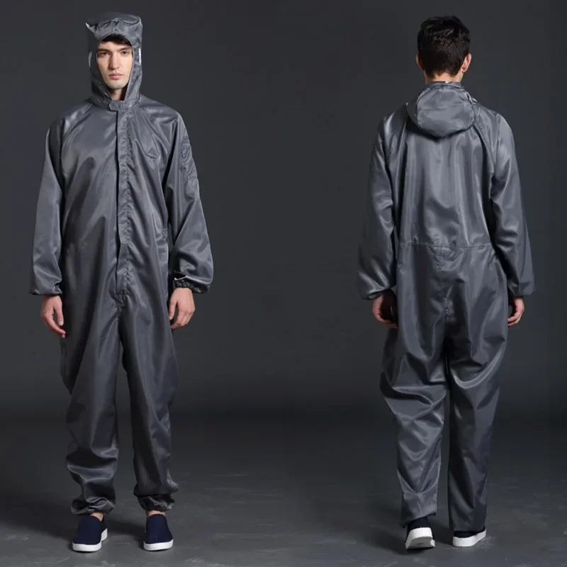 Цельнокроеный комбинезон, одежда для чистки одежды с капюшоном, одежда для чистки еды, Пыленепроницаемая одежда для работы с краской, защитные комбинезоны унисекс