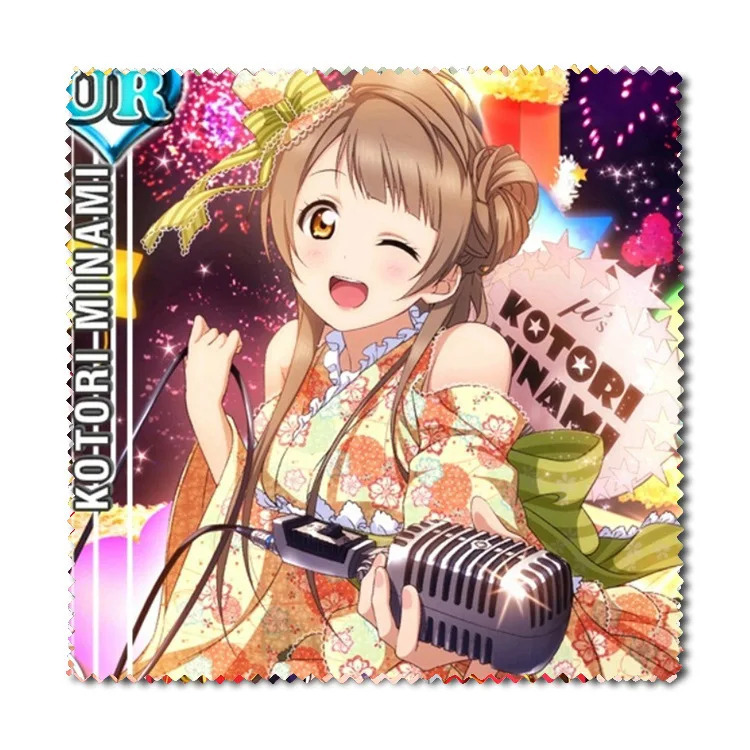 1 шт., фланелевые очки в стиле аниме Lovelive, очки из чистой ткани, одежда для линз