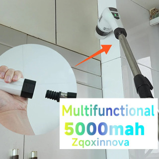Simsiz aylanadigan elektr tozalash choʻtkasi - oshxona, hammom, hojatxona uchun koʻp funktsiyali tozalagich