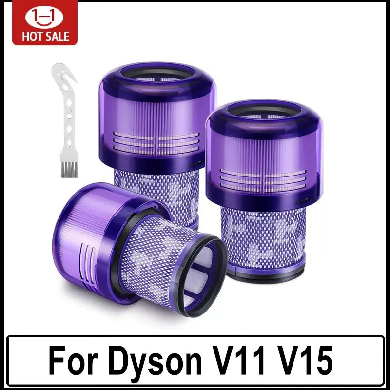 Dyson V11 Animal/V11 Torque Drive V15 Detect aksessuarlari uchun yuviladigan filtr siklon changyutgich ehtiyot qismlari