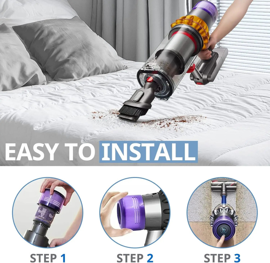 Dyson V11 Animal/V11 Torque Drive V15 Detect aksessuarlari uchun yuviladigan filtr siklon changyutgich ehtiyot qismlari