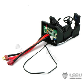 Idishning ehtiyot qismlari LCD displey Lesu 1/14 RC ekskavator modeli uchun gidravlik AC360 TH18260-SMT2 uchun GPS dekorativ buyumlari