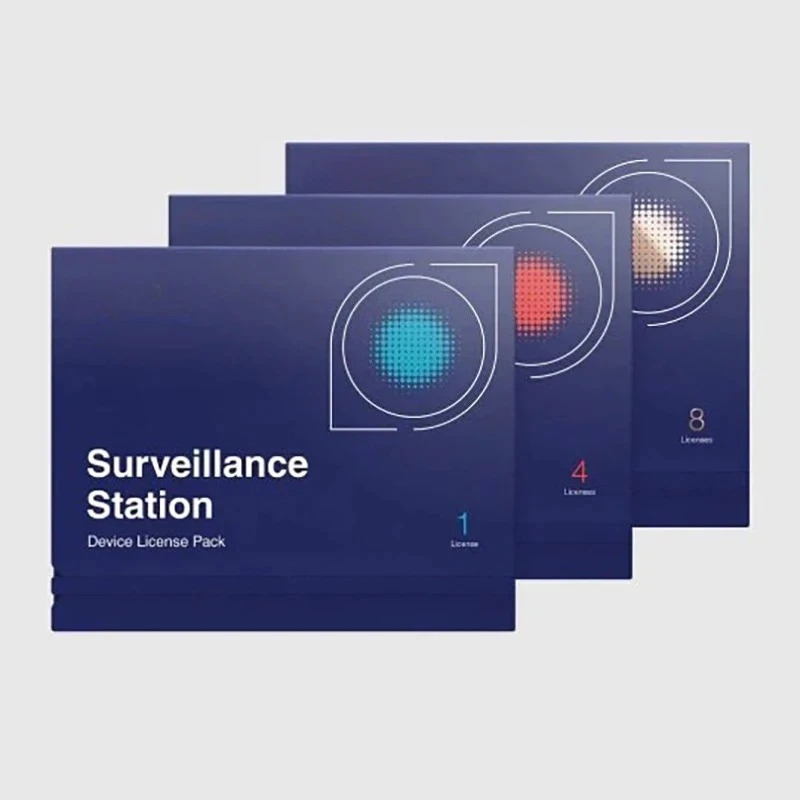 Surveillance Station 1/4/8 videokameralari uchun Synology litsenziyalari (toʻgʻridan-toʻgʻri surat yuklash)