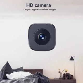 Мини-камера видеонаблюдения 4K Full HD, беспроводная Wi-Fi камера с двусторонней аудиосвязью, обнаружением движения и интеллектуальным инфракрасным ночным видением