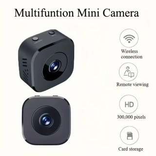 Новая мини-камера видеонаблюдения 6K HD с Wi-Fi, двусторонней аудиосвязью, датчиком движения и инфракрасным ночным видением 2026 года