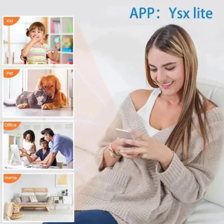 1080P HD мини-камера безопасности, беспроводная 2,4G Wi-Fi мониторинг, защита безопасности, удаленное наблюдение ночного видения, умный дом 2026