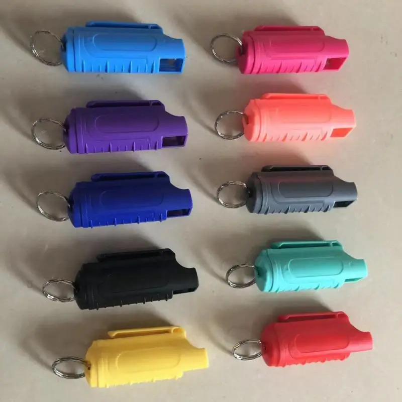 1 шт., 20 мл, женский перцовый спрей для самообороны, пластиковый корпус, аварийная коробка, спрей-ракушка с брелоком для ключей, портативный инструмент для защиты