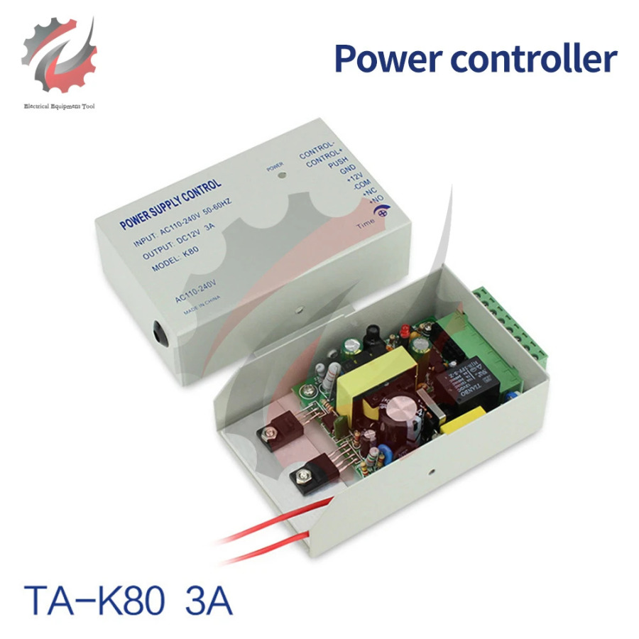 P/video interkom tizimi AC110-220V uchun PH dan DC12V 3A ga P kontroller kaliti