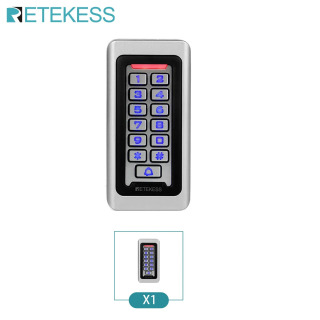 RETEKESS T-AC03 Rfid система контроля допуска к двери IP68 Водонепроницаемая клавиатура Бесконтактная карта Автономная С 2000 пользователей лавандовый