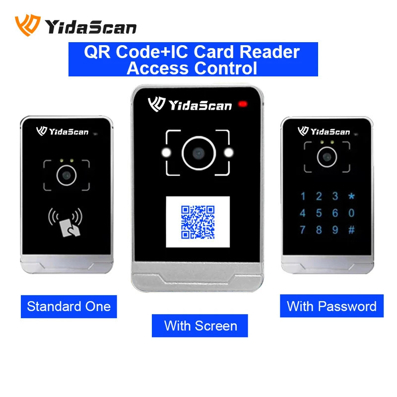 AC700 QR kodni oʻqish moslamasi kirishni boshqarish NFC RFID tashqi IP65 suv oʻtkazmaydigan TCP/IP WiFi Bluetooth LAN orqali quvvat Wiegand turniketda