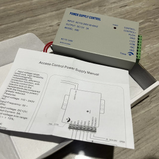 Kirish nazorati quvvat manbai AC 110-220V DC 12V 3A video interkom uchun eshik qoʻngʻirogʻi elektr qulfi magnit qulf NO/NC qulfi