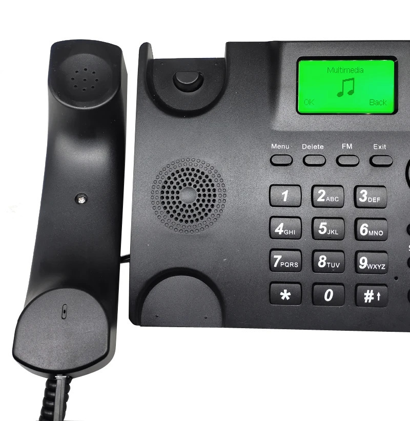 Беспроводной телефон для пожилых людей с поддержкой GSM, SIM-карты, фиксированной линии, функцией громкой связи, для дома и офиса.