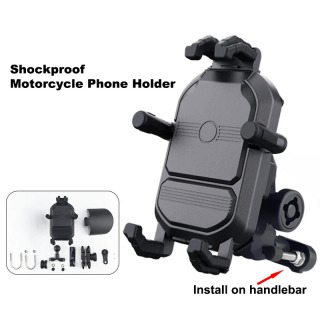 Mototsikl telefon ushlagichi Mototsikl aksessuarlari Simsiz zaryadlash aksessuarlari Moto Soporte uchun Móvil Moto jeondae черный