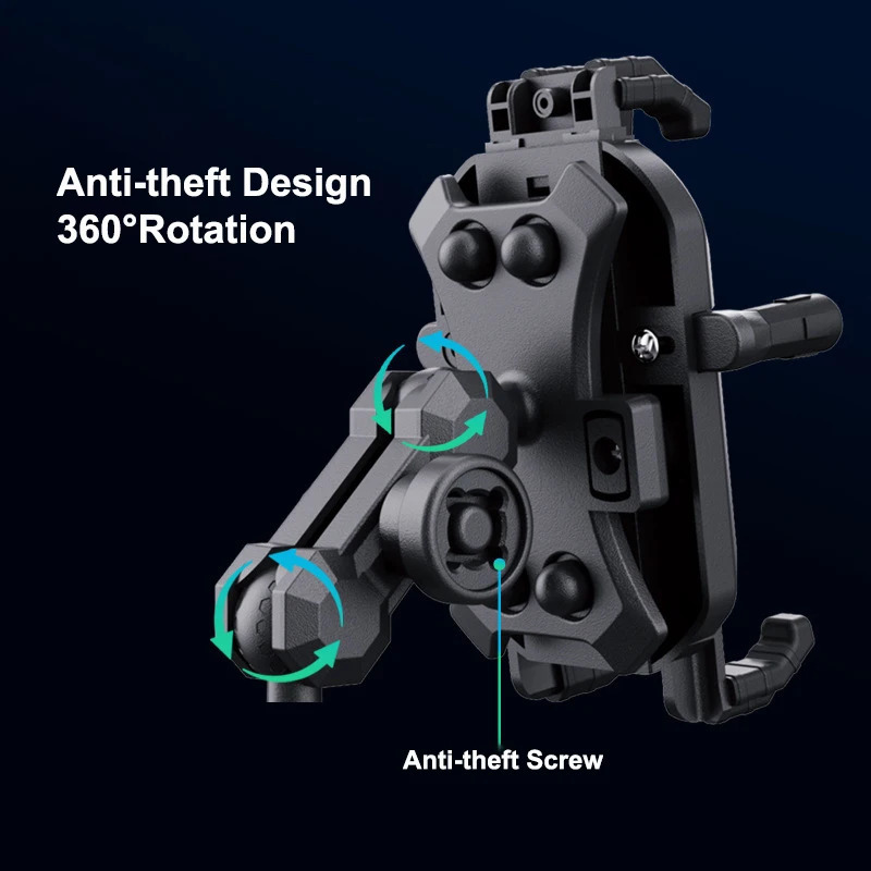 Mototsikl telefon ushlagichi Mototsikl aksessuarlari Simsiz zaryadlash aksessuarlari Moto Soporte uchun Móvil Moto jeondae