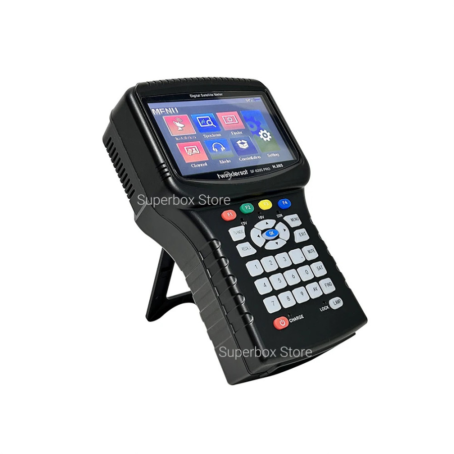 Twinklersat SF-620S Pro Satellite Finder H.265 HEVC 4,3-дюймовый экран DVB-S2 HD-измеритель сигналов с CCTV в CVBS 5000 мАч Аккумуляторная