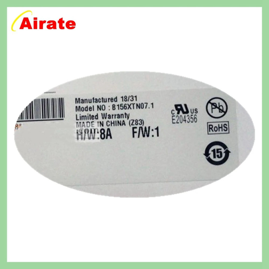 15,6 dyuymli noutbuk LCD displey EDP B156XTN07.1 N156BGA-EB2 NT156WHM-N32 NT156WHM-N42 N156BGA-EA2 B156XTN04 15 6 yupqa 30 pinli ekran
