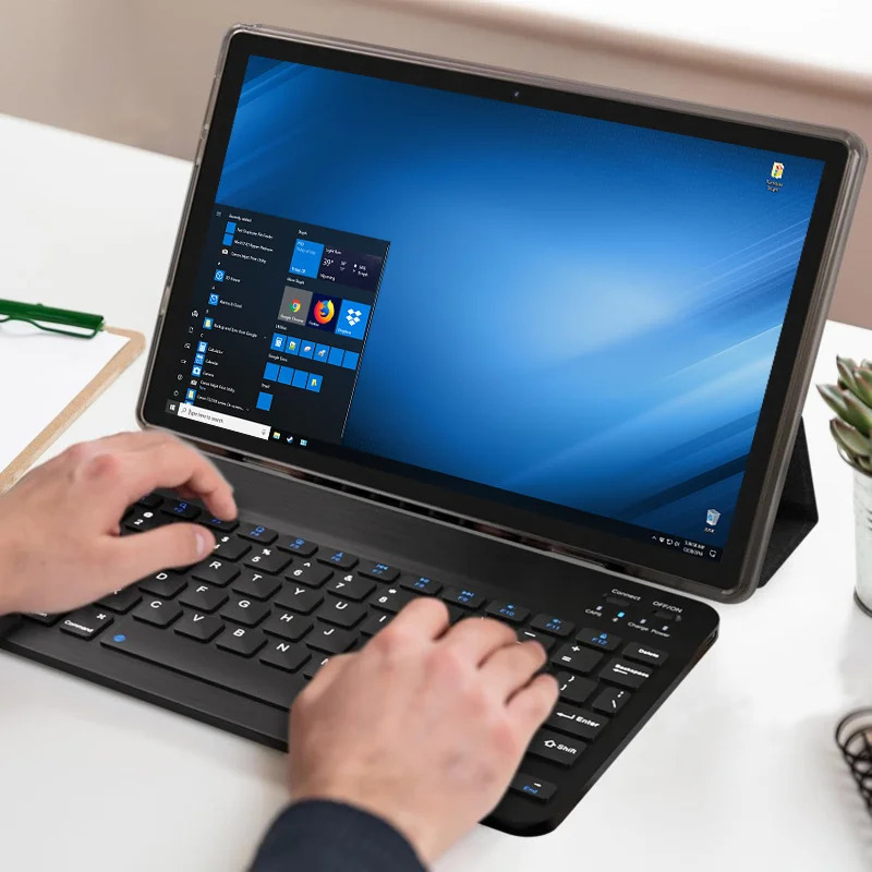 10,1 dyuymli planshet kompyuter 8 GB DDR RAM 128 GB ROM Obook2 Windows 10 X5-Z8350 toʻrt yadroli WiFi 64 bit tizimi X64 IPS 1920 x 1200 ekran