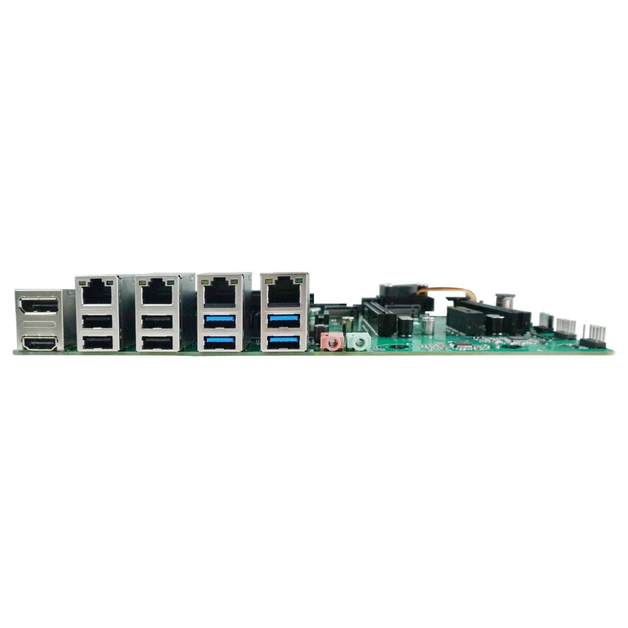 Материнская плата Topton 8-Bay Z690 NAS M-ATX LGA1700 для процессоров Intel 12-14-го поколения, 4xDDR4, 8xSATA, 4xNVMe, 4x2.5G LAN, 3xPCIE, серверная плата для фаервола