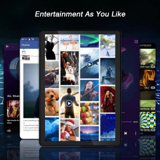 Планшетный ПК Android 13 с IPS-экраном 10,1 дюйма (1280x800), процессором Allwinner A133 Quad-Core, 4 ГБ ОЗУ, 64 ГБ ПЗУ, аккумулятором 6000 мАч, двойной камерой и разъемом Type-C