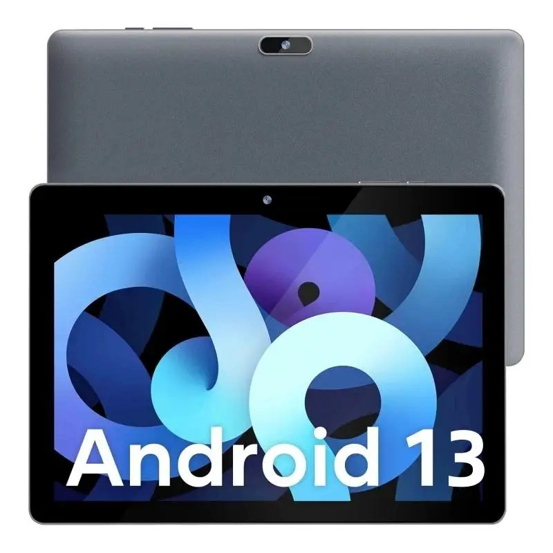 Планшетный ПК Android 13 с IPS-экраном 10,1 дюйма (1280x800), процессором Allwinner A133 Quad-Core, 4 ГБ ОЗУ, 64 ГБ ПЗУ, аккумулятором 6000 мАч, двойной камерой и разъемом Type-C