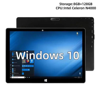Разрешение 1920 x 1200 IPS 10,1-дюймовый планшетный ПК с Windows 11, Intel N3350, 4 ГБ ОЗУ, 64 ГБ ПЗУ, четырехъядерный процессор, двойной порт Type-C HDMI Желтый Пакет 5