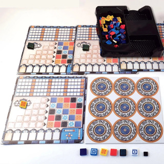Настольная игра Azul, стратегическая игра для размещения плитки, художественная головоломка, карточная игра для детей, семей, интерактивная обучающая настольная игра