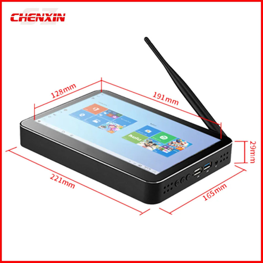 Мини-ПК X11 J4005 J4105, 9 дюймов, 1920*1280, Win11/Win10, планшетный ПК H9F, 4 ГБ ОЗУ, 64 ГБ ПЗУ, ТВ-приставка, BT5.0, Wi-Fi5, RJ45, BT, Pipo Mini Desktop