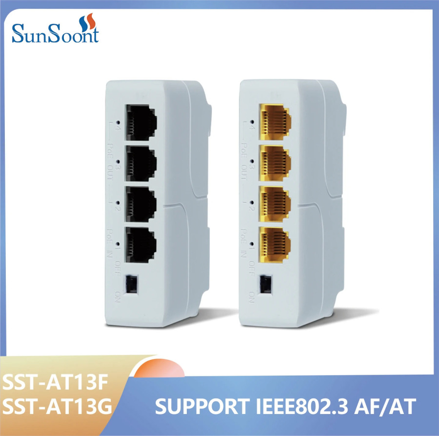 3 portli PoE Extender 10/100/1000Mbps tarmoqqa oʻtishni takrorlovchi 1 dan 3 gacha IEEE802.3af Plug&Play bilan PoE Switch IP kamera NVR uchun