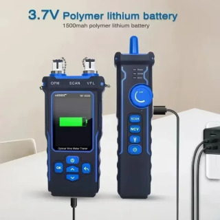 NOYAFA NF-8508 Тестер сетевого кабеля ЖК-цифровой перезаряжаемый сетевой искатель линии Трекер проводов PoE Checker Оптический провод M Желтый