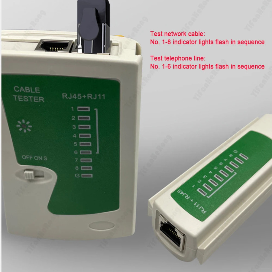 Тестер сетевого кабеля для LAN RJ45 RJ11 RJ12 CAT5 CAT6 CAT7 UTP Тест проводов Сетевой детектор телефонной линии Трекер Инструмент