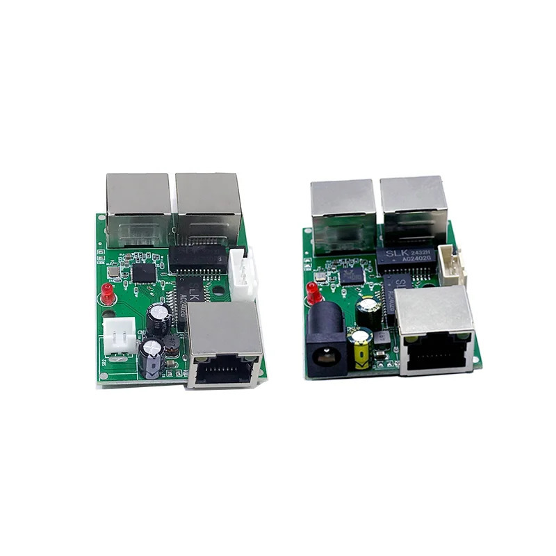 4-портовая сеть Ethernet lan 4 rj45 5 В 12 В 24 В порт головки OEM заводской прямой мини-быстрый 10/100 Мбит/с