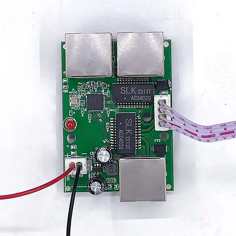 4-портовая сеть Ethernet lan 4 rj45 5 В 12 В 24 В порт головки OEM заводской прямой мини-быстрый 10/100 Мбит/с