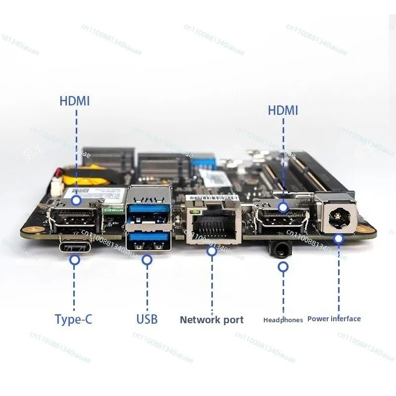 Sanoat mini kompyuter anakarti AMD 5500U 5800H 5825U 5600H mini kompyuter ikki LAN portli sanoat kompyuteri anakarti