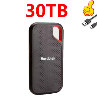 Портативный SSD внешний жесткий диск емкостью 1 ТБ, высокоскоростной жесткий диск емкостью 2 ТБ, 4 ТБ, 256 ТБ, твердотельный накопитель USB3.1 Type-C для ноутбука/телефона/MAC/ПК Розовый