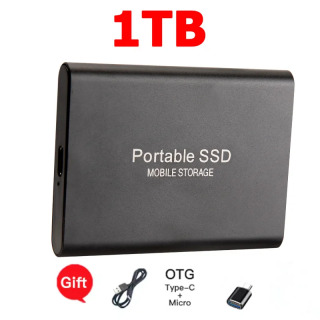 4TB tashqi SSD, portativ, USB-C, zarbaga chidamli, kundalik dalada foydalanish va fayllarni saqlash uchun БЕЛЫЙ