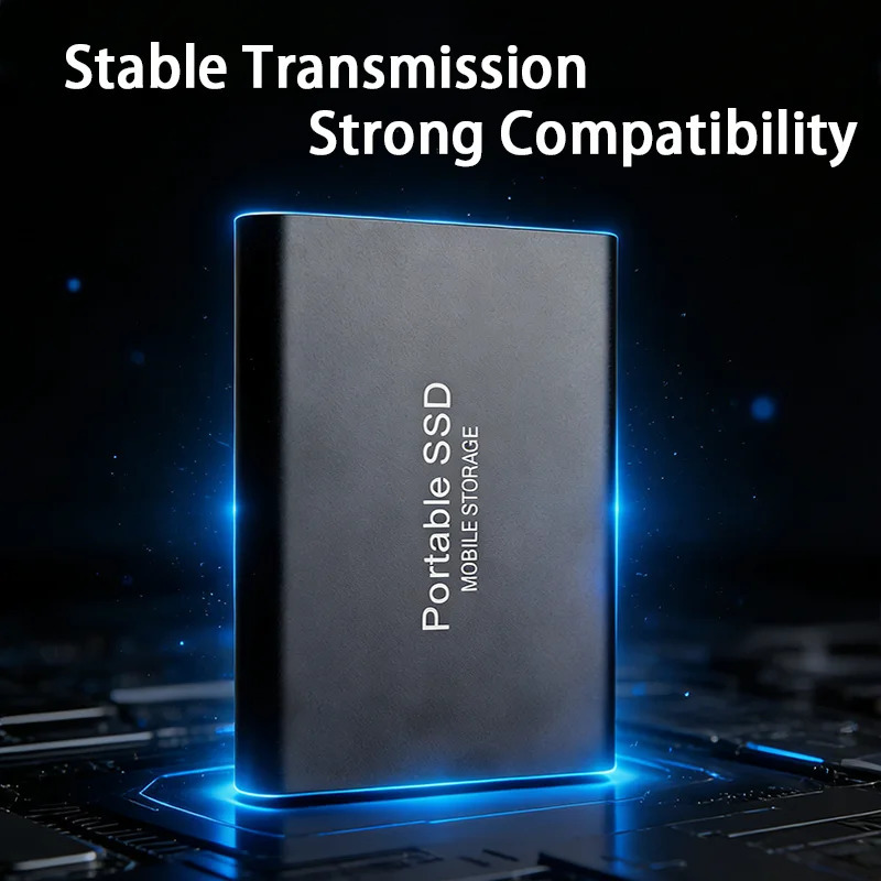 Внешний твердотельный накопитель 4 ТБ, портативный, USB-C, ударопрочный, для ежедневной работы в полевых условиях и хранения файлов