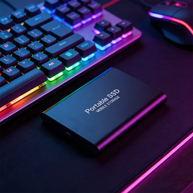 Внешний твердотельный накопитель 4 ТБ, портативный, USB-C, ударопрочный, для ежедневной работы в полевых условиях и хранения файлов