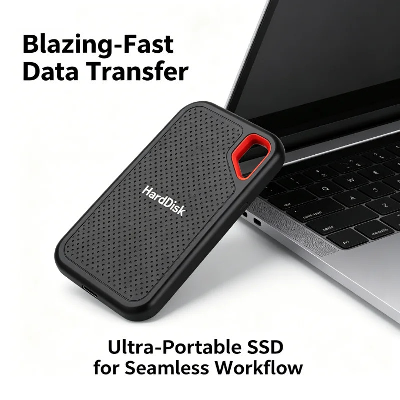 128TB tashqi SSD, 1TB portativ SSD, ixcham korpus, yuqori unumdorlik, kundalik foydalanish uchun