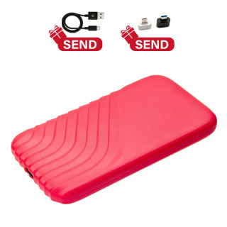 Samarali 16TB katta sigʻimli tashqi qattiq disk Yuqori tezlikli original qattiq holat drayv portativ SSD USB 3.1 yuqori tezlikda maʻlumotlarni uzatish Роза Красная 500 ГБ