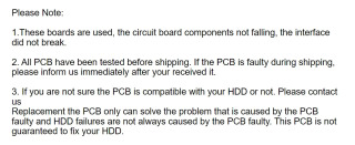 Запчасти для жестких дисков Seagate PCB Логическая плата печатная плата 100833707 REV B / 3704