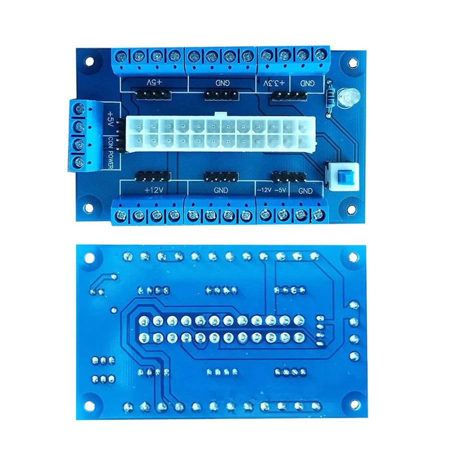 Pins ATX DC quvvat adapter platasi modulli adapter Quvvat blokirovkasi moduli plata adapteri DIY aksessuarlari